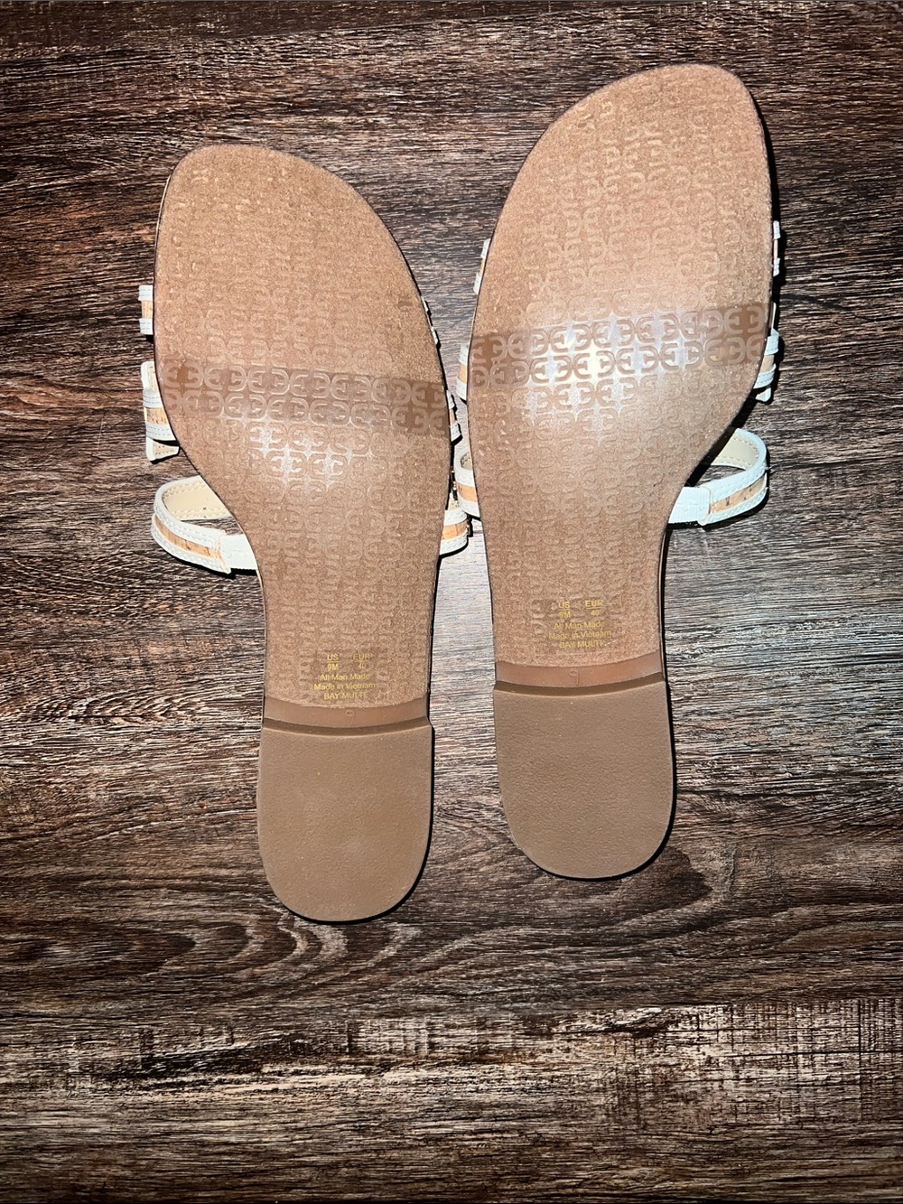Sam Edelman White Trim Cork Slide Sandal - Picture 4 of 4